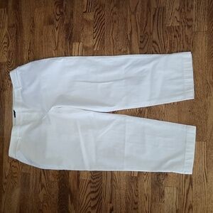 (16) Talbots The Perfect Crop Pant Neutral Classic Slim Straight Business Casual